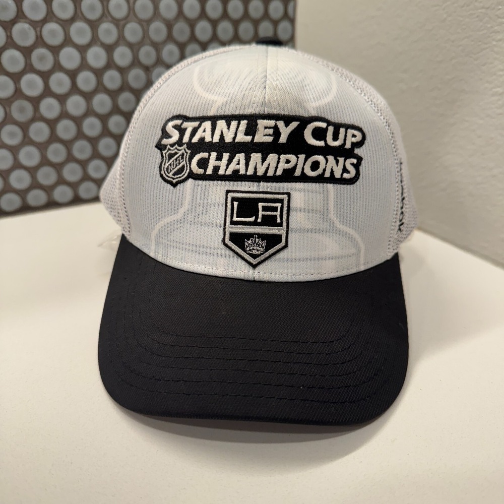 Los Angeles Kings Hat Cap 2014 Stanley‎ Cup Champions Reebok Snapback Trucker's